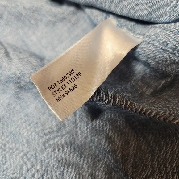 U.S. Polo Assn. Light Blue Casual Shirt with Navy Accents - Picture 6 of 9